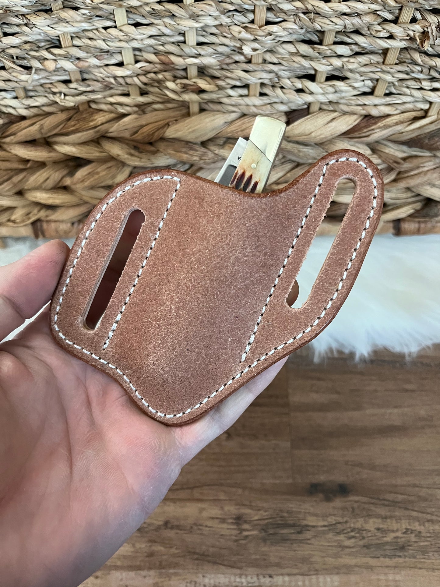 Pancake style sheath