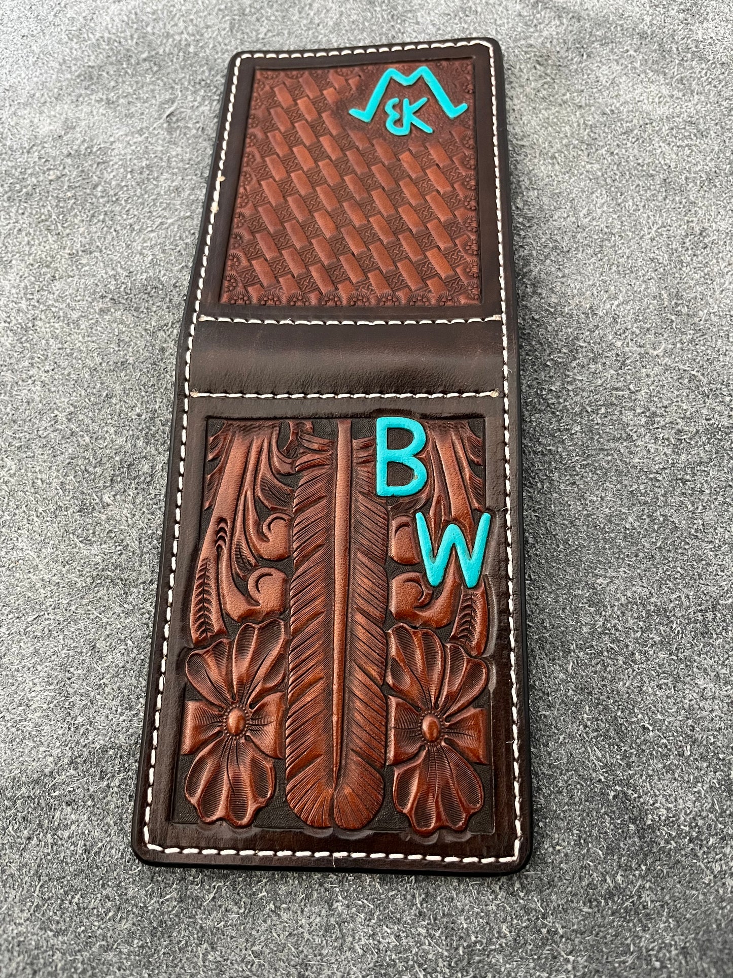 Custom money clip wallet. (Deposit only)