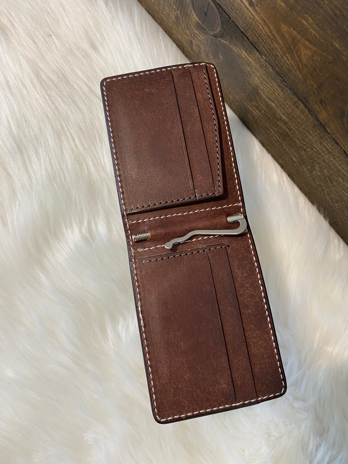 Custom money clip wallet. (Deposit only)