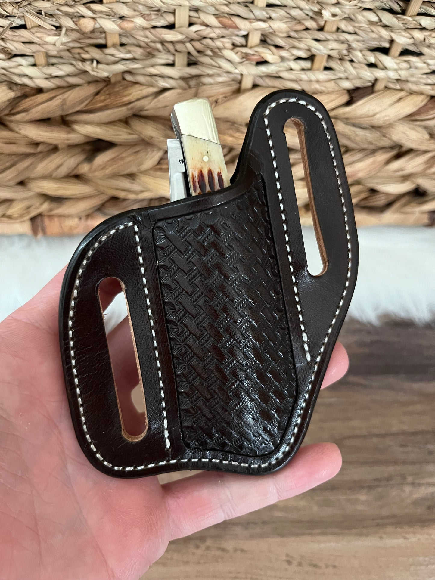 Pancake style sheath